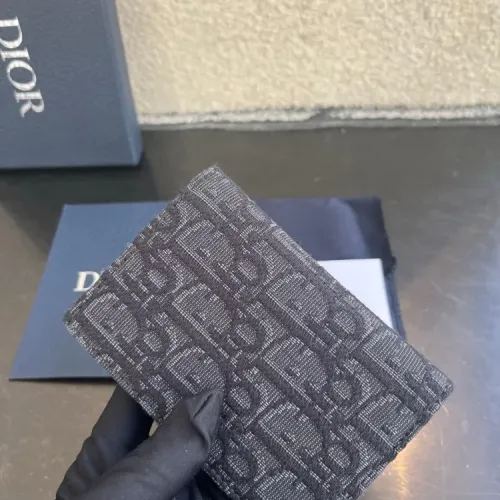 Replica Christian Dior AAA Man Card Holders #1432038 $52.00 USD for Wholesale
