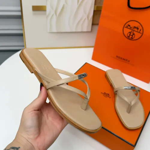 Replica Hermes Slippers For Women #1432086 $82.00 USD for Wholesale