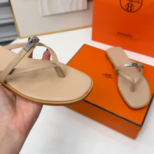 Replica Hermes Slippers For Women #1432086 $82.00 USD for Wholesale