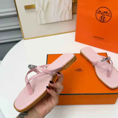 Replica Hermes Slippers For Women #1432088 $82.00 USD for Wholesale