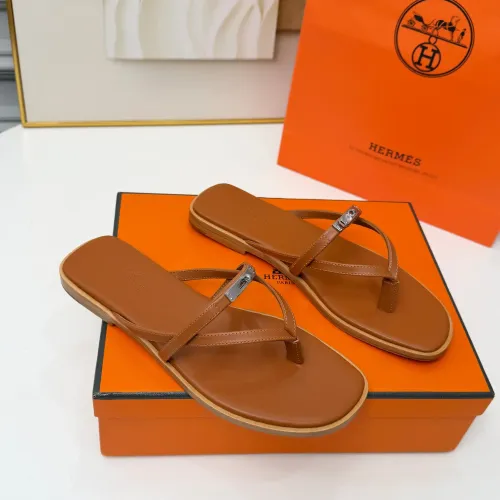 Replica Hermes Slippers For Women #1432094 $82.00 USD for Wholesale