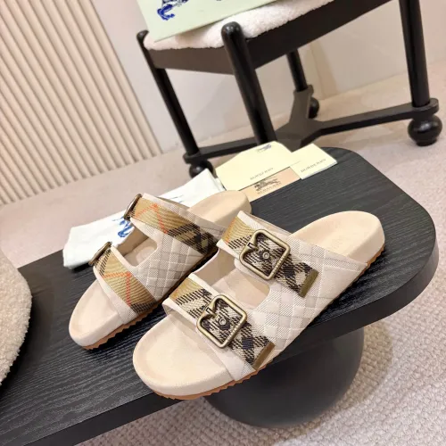 Burberry Slippers For Men #1432100 $98.00 USD, Wholesale Replica Burberry Slippers
