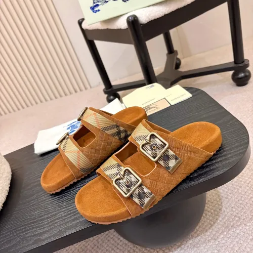 Burberry Slippers For Women #1432101 $98.00 USD, Wholesale Replica Burberry Slippers