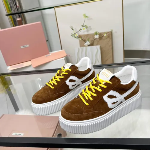 MIU MIU Casual Shoes For Women #1432114 $88.00 USD, Wholesale Replica MIU MIU Casual Shoes