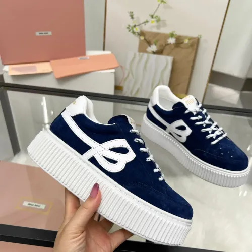 Replica MIU MIU Casual Shoes For Women #1432115 $88.00 USD for Wholesale
