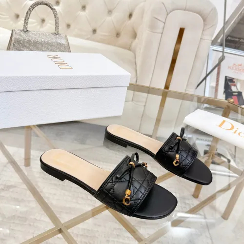 Replica Christian Dior Slippers For Women #1432137 $85.00 USD for Wholesale