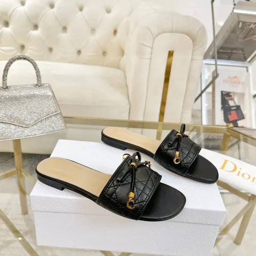 Replica Christian Dior Slippers For Women #1432137 $85.00 USD for Wholesale