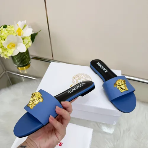 Replica Versace Slippers For Women #1432226 $82.00 USD for Wholesale