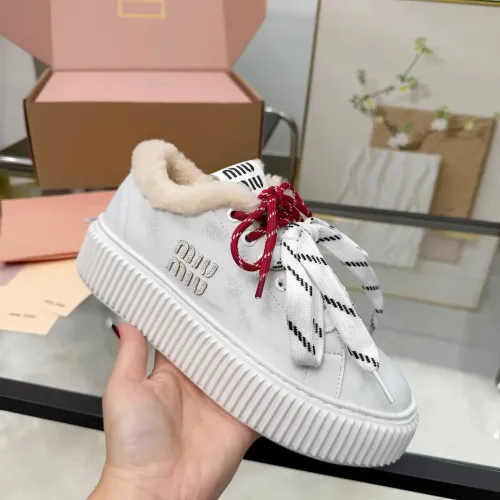 Replica MIU MIU Casual Shoes For Women #1432242 $100.00 USD for Wholesale