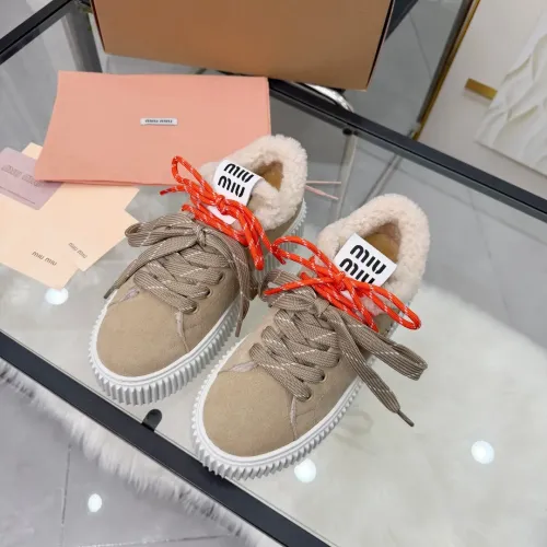 Replica MIU MIU Casual Shoes For Women #1432243 $100.00 USD for Wholesale