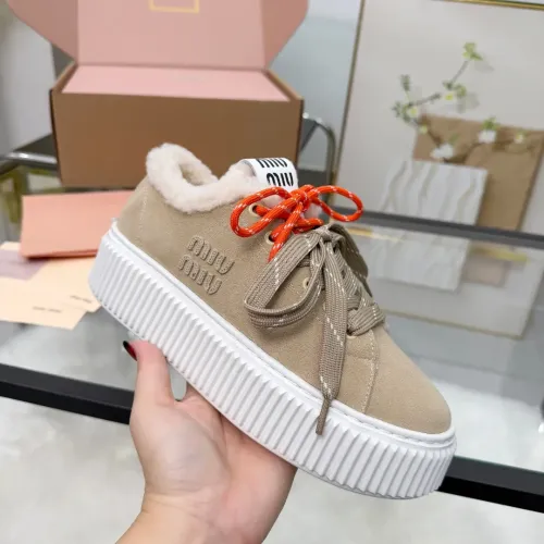 Replica MIU MIU Casual Shoes For Women #1432243 $100.00 USD for Wholesale