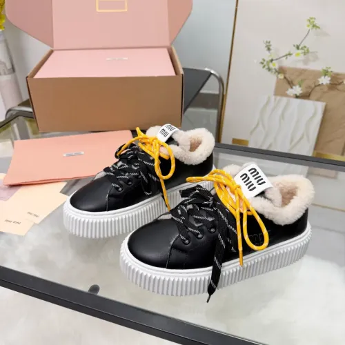 MIU MIU Casual Shoes For Women #1432245 $100.00 USD, Wholesale Replica MIU MIU Casual Shoes