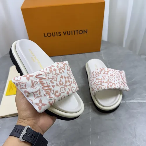 Louis Vuitton Slippers For Women #1432259 $76.00 USD, Wholesale Replica Louis Vuitton Slippers