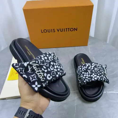 Louis Vuitton Slippers For Men #1432268 $76.00 USD, Wholesale Replica Louis Vuitton Slippers