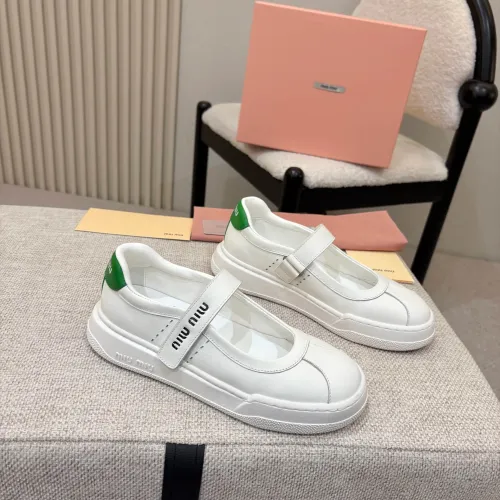 Replica MIU MIU Casual Shoes For Women #1432295 $98.00 USD for Wholesale
