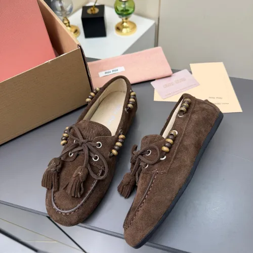 MIU MIU Casual Shoes For Women #1432482 $92.00 USD, Wholesale Replica MIU MIU Casual Shoes