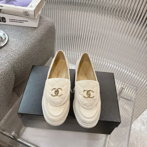 Replica Chanel Leather Shoes For Women #1432494 $92.00 USD for Wholesale