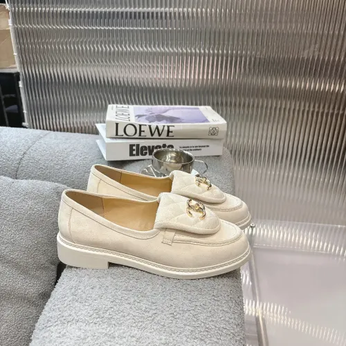 Replica Chanel Leather Shoes For Women #1432494 $92.00 USD for Wholesale