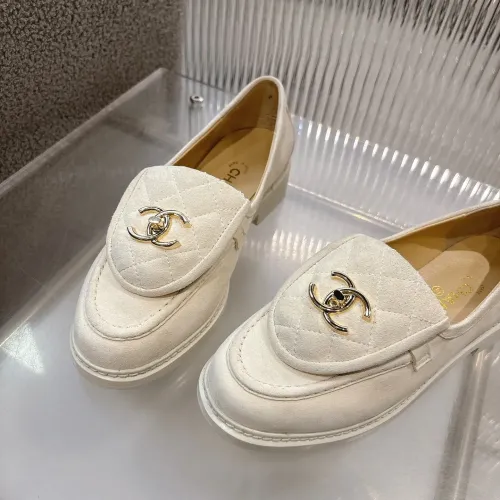 Replica Chanel Leather Shoes For Women #1432494 $92.00 USD for Wholesale