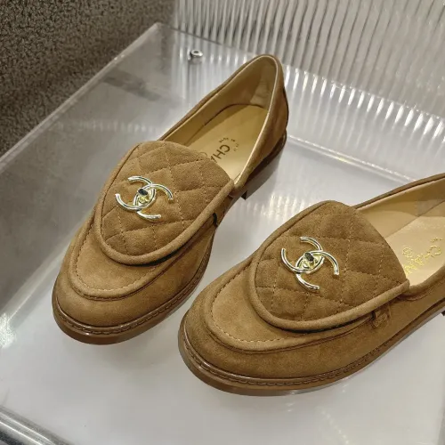 Replica Chanel Leather Shoes For Women #1432495 $92.00 USD for Wholesale