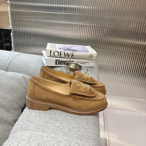 Replica Chanel Leather Shoes For Women #1432495 $92.00 USD for Wholesale