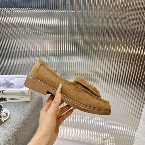 Replica Chanel Leather Shoes For Women #1432495 $92.00 USD for Wholesale
