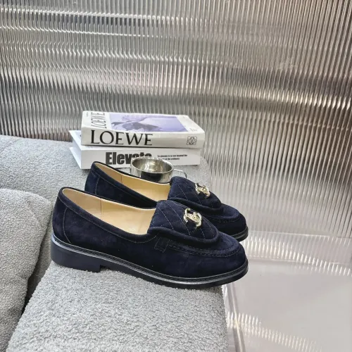 Replica Chanel Leather Shoes For Women #1432496 $92.00 USD for Wholesale