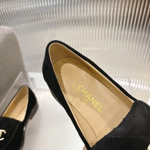 Replica Chanel Leather Shoes For Women #1432497 $92.00 USD for Wholesale