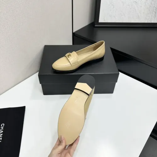 Replica Chanel Leather Shoes For Women #1432498 $112.00 USD for Wholesale