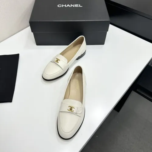 Replica Chanel Leather Shoes For Women #1432499 $112.00 USD for Wholesale