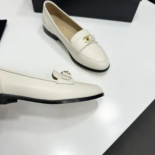 Replica Chanel Leather Shoes For Women #1432499 $112.00 USD for Wholesale