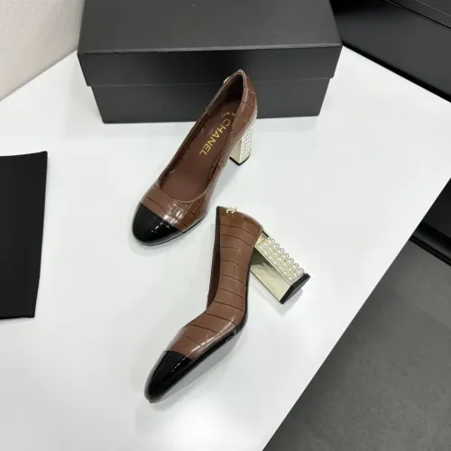 Replica Chanel High-Heeled Shoes For Women #1432605 $112.00 USD for Wholesale