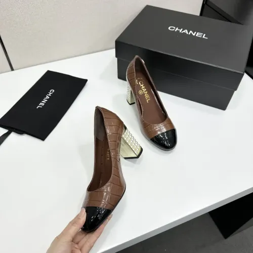 Replica Chanel High-Heeled Shoes For Women #1432605 $112.00 USD for Wholesale