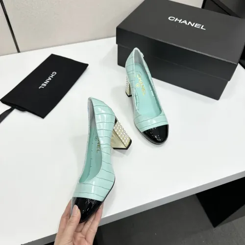 Replica Chanel High-Heeled Shoes For Women #1432607 $112.00 USD for Wholesale