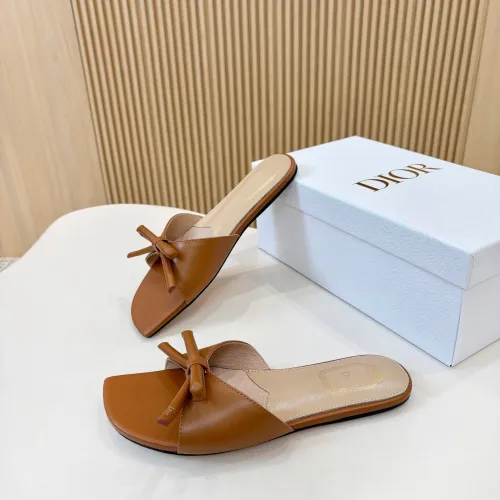 Replica Christian Dior Slippers For Women #1432656 $82.00 USD for Wholesale
