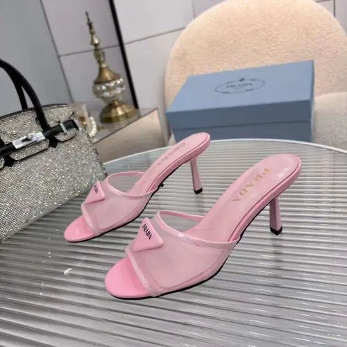 Prada Slippers For Women #1432672 $80.00 USD, Wholesale Replica Prada Slippers