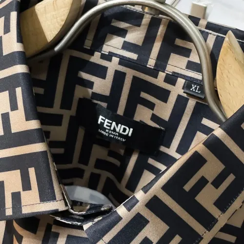 Replica Fendi Shirts Long Sleeved For Men #1432675 $60.00 USD for Wholesale