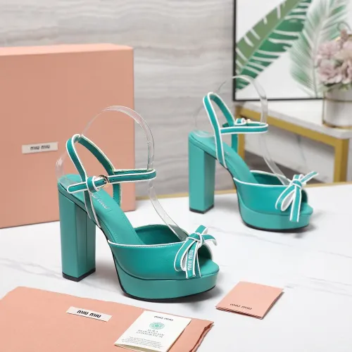 Replica MIU MIU Sandal For Women #1432742 $118.00 USD for Wholesale