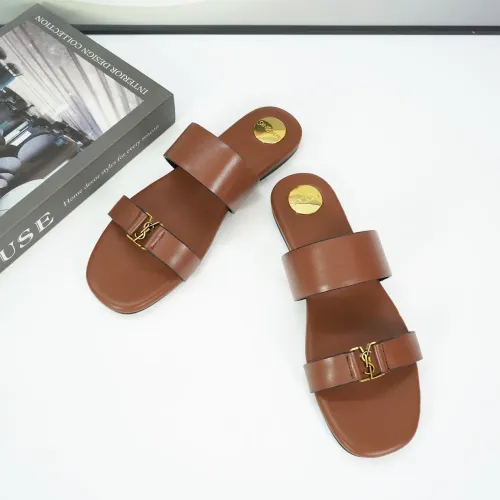 Replica Yves Saint Laurent YSL Slippers For Women #1432762 $88.00 USD for Wholesale