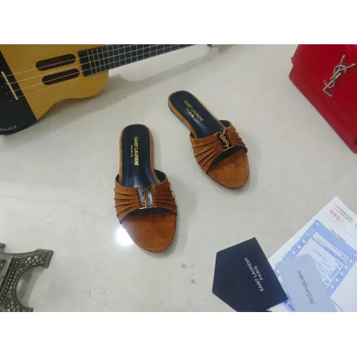 Yves Saint Laurent YSL Slippers For Women #1432790 $98.00 USD, Wholesale Replica Yves Saint Laurent YSL Slippers