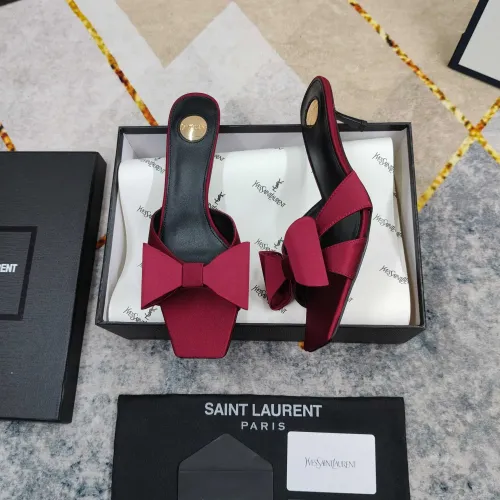 Yves Saint Laurent YSL Slippers For Women #1432803 $112.00 USD, Wholesale Replica Yves Saint Laurent YSL Slippers