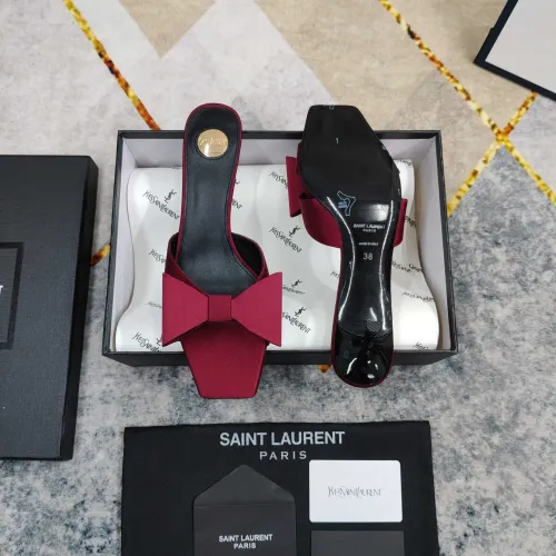 Replica Yves Saint Laurent YSL Slippers For Women #1432803 $112.00 USD for Wholesale