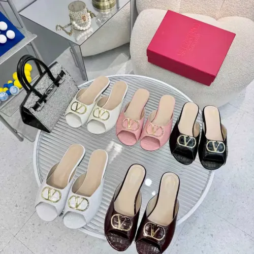 Replica Valentino Slippers For Women #1432876 $85.00 USD for Wholesale