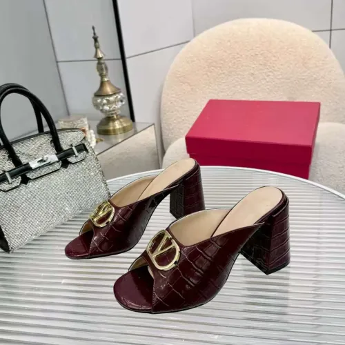 Valentino Slippers For Women #1432881 $92.00 USD, Wholesale Replica Valentino Slippers
