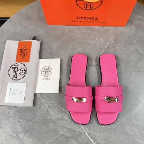 Replica Hermes Slippers For Women #1432971 $88.00 USD for Wholesale