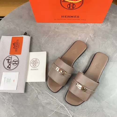 Replica Hermes Slippers For Women #1432974 $88.00 USD for Wholesale