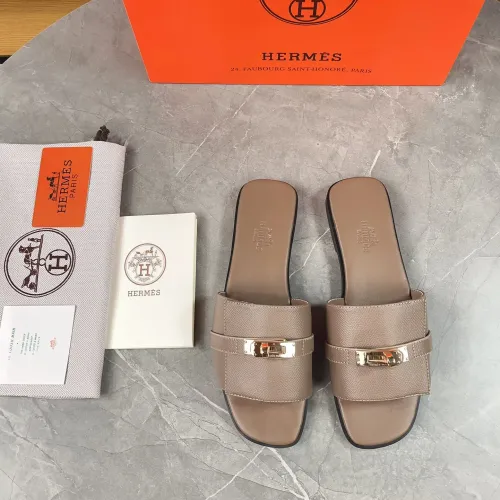 Replica Hermes Slippers For Women #1432974 $88.00 USD for Wholesale