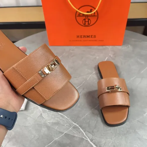 Replica Hermes Slippers For Women #1432975 $88.00 USD for Wholesale