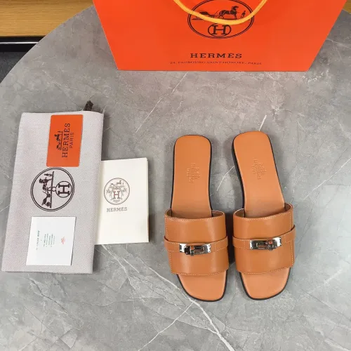 Replica Hermes Slippers For Women #1432982 $88.00 USD for Wholesale
