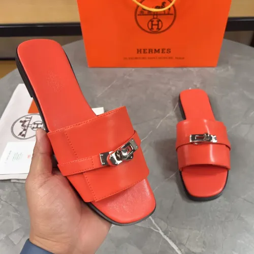Replica Hermes Slippers For Women #1432983 $88.00 USD for Wholesale
